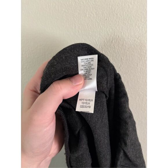 J. Jill Ponte Slim Leg SZ Large Dark Gray Stretchy Casual Mature Capsule Classic - Picture 6 of 6